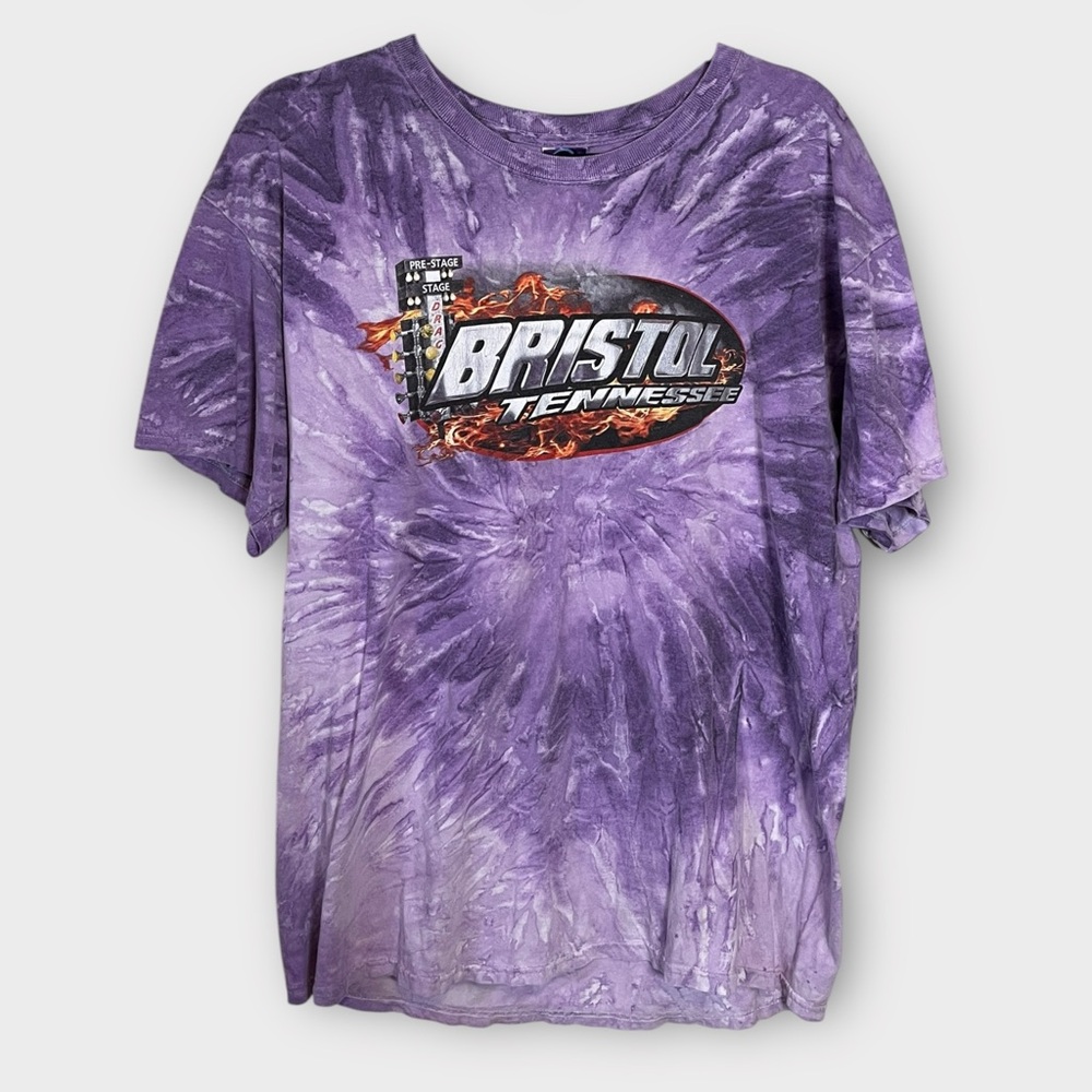 BRISTOL Tennessee Gladiators of Speed 2018 T Shirt Size L Graphics Front & Back - Picture 2 of 6